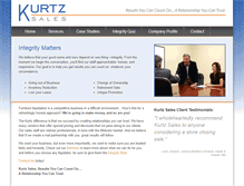 Tablet Screenshot of kurtzsales.com